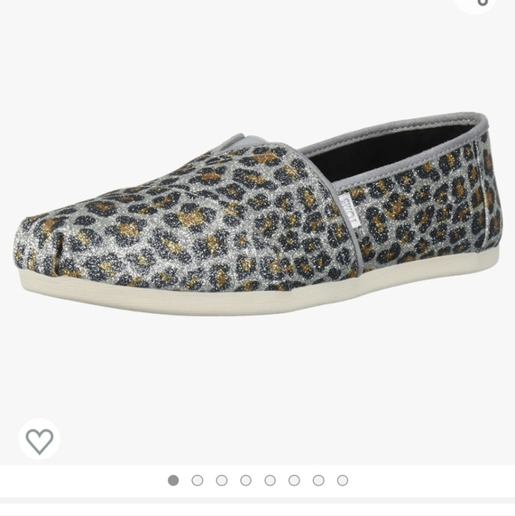 Toms Shoes - Toms Alpargata Glitter Cheetah Slip Ons